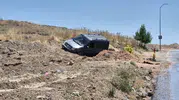 Eskişehir’de direksiyon hakimiyeti kayboldu 2 yaralı