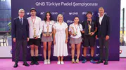 Türkiye’nin ilk Padel şampiyonları kupalarına kavuştu