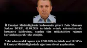 Kayseri Emniyeti bir meslektaşını kaybetti
