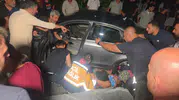 Bursa yolunda zincirleme kaza ucuz atlatıldı