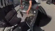 Kask kamerası kazayı saniye saniye kaydetti, motosikletli metrelerce uçtu