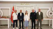 Alanyaspor yönetiminden Başkan Vekili Özdemir'e nezaket ziyareti