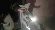 Şanlıurfa'da bodrum katı yangınından iki yavru kedi kurtarıldı