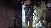 Reyhanlı'da ev yangını paniği, itfaiye can kaybına izin vermedi