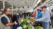 Kayseri'de organik ürün pazarı sezonu açtı