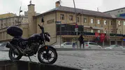 Erzurum'da aniden bastıran dolu hayatı felç etti