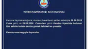 Kandıra’da Sahillerde İki Günlük Deniz Giriş Yasağı