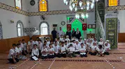 Burhaniye’de Yaz Kur’an Kursunu bitiren 80 çocuk hatim heyecanı yaşadı