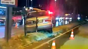 İnegöl'de dikkatsizlik ucuz atlatılan bir kazaya yol açtı