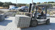 Değirmendere'de kilit parke dönemi 6 bin metrekarelik yol yenileniyor