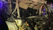 Bingöl’de pikap kamyona arkadan çarptı