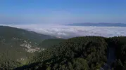 Bolu’da 1500 metrede bulutların dansı