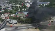 Zeytinburnu'nda tadilat halindeki kafede yangın paniği yaşandı