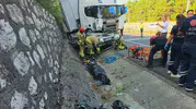 Düzce'de tırla çarpışan otomobilin sürücüsü hayatını kaybetti