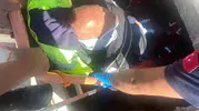 Bodrumda beş metrelik havuza düşen kişi kurtarıldı