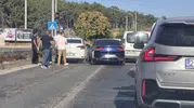 Gençlik Bulvarı'nda üç araçlı kaza Sabah trafiği tek şeritten aktı