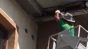 Yüksekova çatısında kurtarma operasyonu