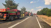 Edirne Meriç’teki orman yangını tehlikesi sona erdi
