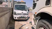 İnegöl'de korkutan an Kalp krizi geçiren sürücü park halindeki kamyona çarptı