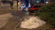 Samsun'da iki saatlik su çilesi: Cadde adeta ırmağa döndü