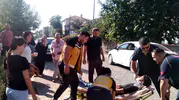 Muratlı'da dikkatsizlik kazaya yol açtı