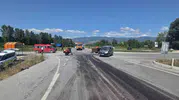 Tokat Niksar yolunda traktör ile araç çarpıştı
