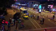 Beyoğlu’nda sekiz aracın karıştığı zincirleme kaza trafiği kilitledi
