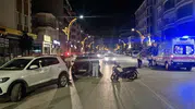 Alaca’da dikkatsiz dönüş kazaya yol açtı