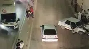 Kahramanmaraş’ta iki otomobil çarpıştı 4 yaralı