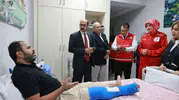 Kızılay Lideri Kahire'de Gazzeli Hastalara Destek Verdi