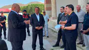 Eski İstanbul Valisi memleketi Bayburt'ta, Demirözü'ne çıkarma yaptı