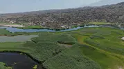 Ağrı Dağı'nın eriyen karları Karasu Sazlığı'nı cennete çevirdi