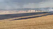 Elazığ’da tarlalardan dumanlar yükseldi