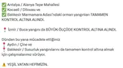 Türkiye orman yangınlarıyla mücadele ediyor