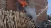 Kovancılar sanayi sitesinde alevler korkuttu