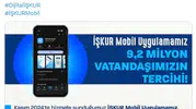 İŞKUR Mobil uygulaması 9,2 milyon kişi tarafından indirildi
