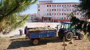 Teneffüs zili çalmadan okul bahçeleri elden geçti