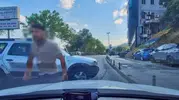 İstanbul trafiğinde korna kavgası Sürücüyü ölümle tehdit etti