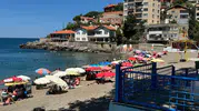 Zonguldak Kapuz Plajı'nda buz gibi deniz keyfi