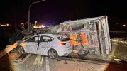 Manisa Kula'da gece yarısı trafik kazası