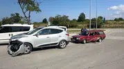 Samsun’da kavşak kazası bir kişiyi hastanelik etti