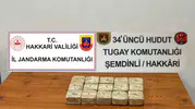 Hakkari sınırındaki devriyede yüklü miktarda uyuşturucu yakalandı