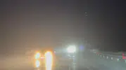 Ardahan geçitlerinde sis trafiği kilitledi