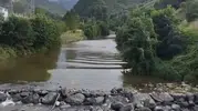 Giresun'daki sel felaketinde ailenin son anları kameraya yansıdı