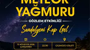 Yenişehir'de yıldız yağmuru Çiçeközü Göleti'nde izlenecek