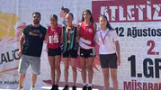 Nurefşan Olgun atletizmde podyuma çıktı