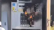 Yıldırım'da trafo alev aldı, ekipler seferber oldu