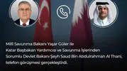 Bakan Güler ve Katarlı mevkidaşından savunma hattı görüşmesi