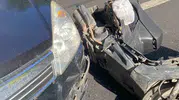 Ereğli trafiğinde yasaklı dönüş bir kuryeyi hastanelik etti