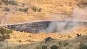 Mamak'taki yangının çıkış anı kamerada Otluk alanda başladı